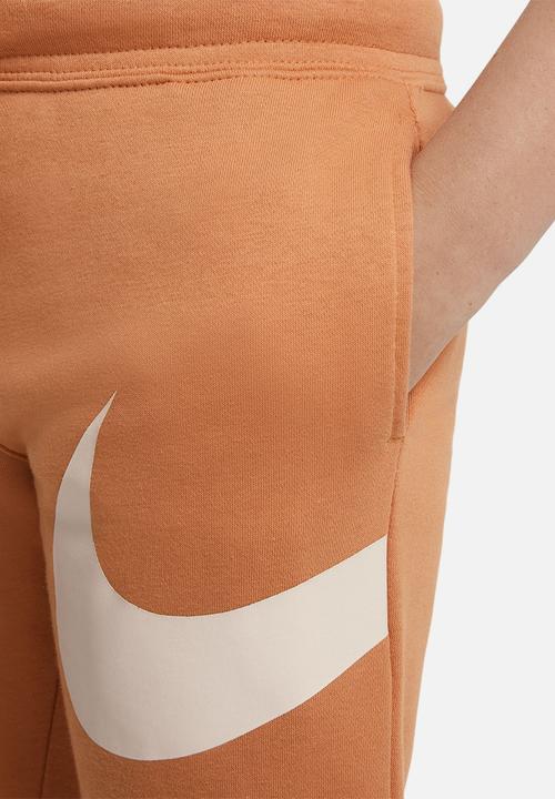Nike - B nsw flc swoosh pant - orange