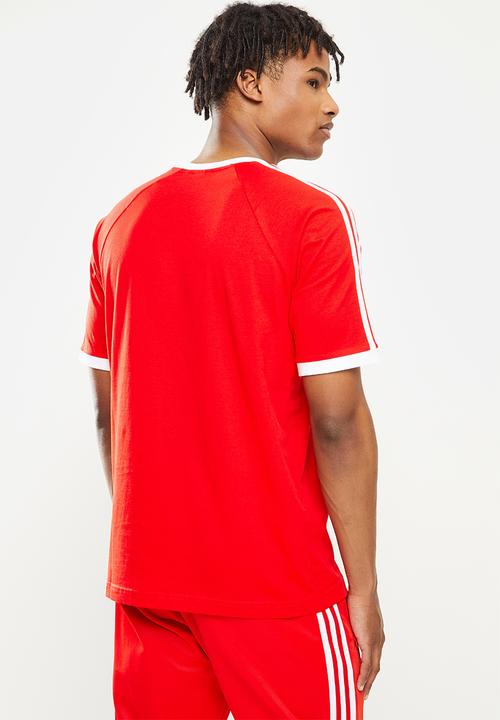 adidas Originals - 3-Stripes tee - red