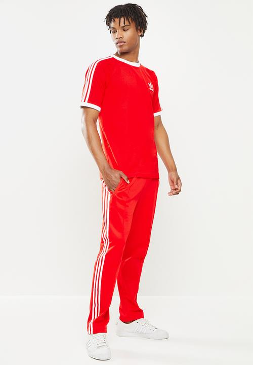 adidas Originals - 3-Stripes tee - red