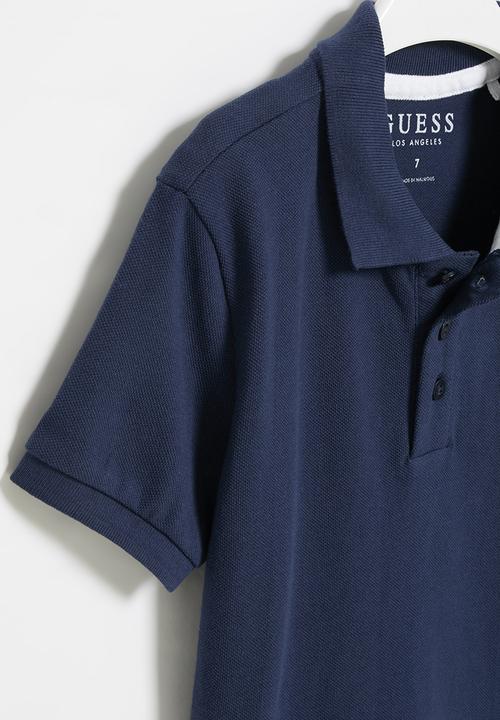 GUESS - Core embroidery golfer - navy 