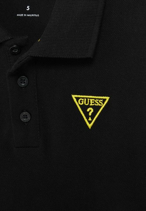 GUESS - Core embroidery golfer - black
