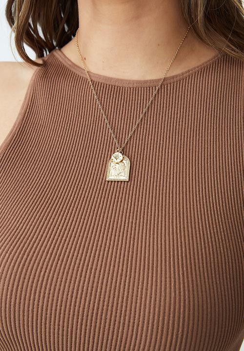Rubi - Premium zodiac necklace - gold plated leo