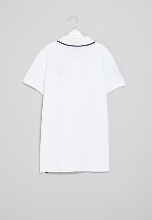 POLO - Boys kyle numerical golfer - white