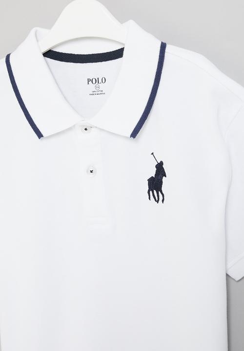 POLO - Boys kyle numerical golfer - white