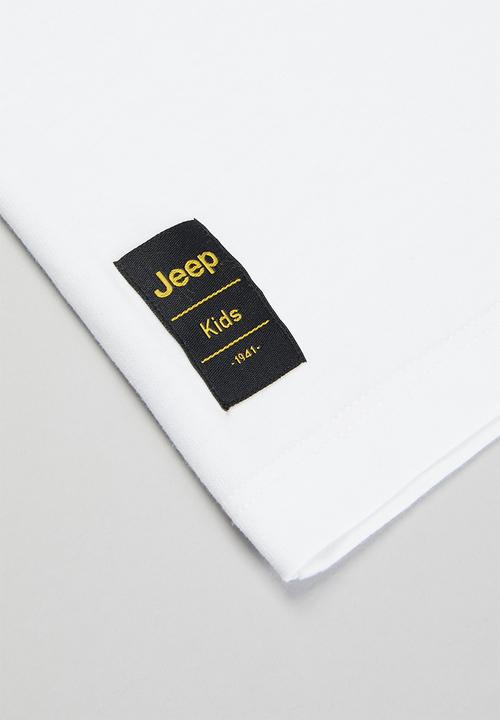 JEEP - Boys short sleeve graphic tee - white