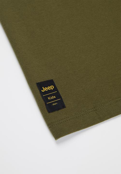 JEEP - Boys short sleeve graphic tee - green