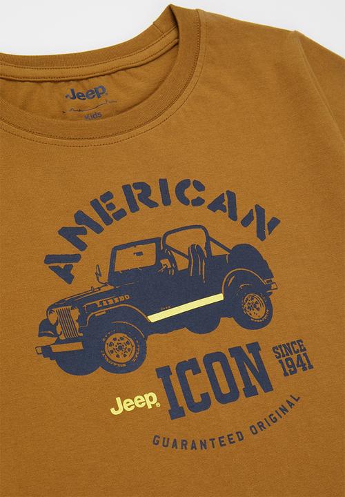 JEEP - Boys short sleeve graphic tee - beige