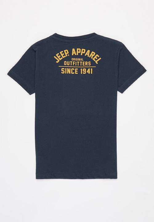 JEEP - Boys short sleeve graphic tee - blue