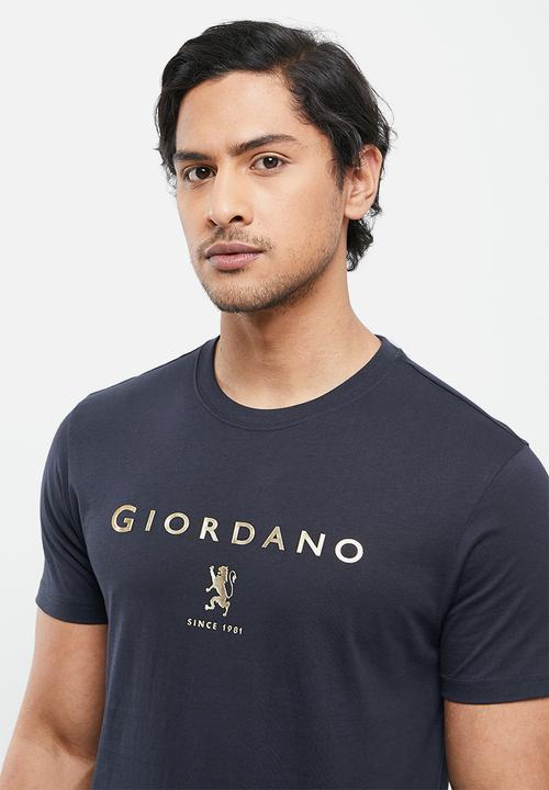 Giordano - Lions printed tee - navy 