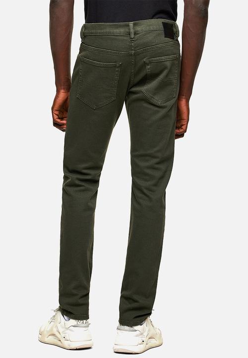 Diesel  - D-luster slim fit jeans - military green 