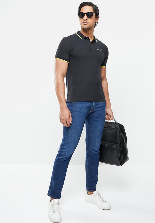 Giordano - Retro sporting golfer - navy 
