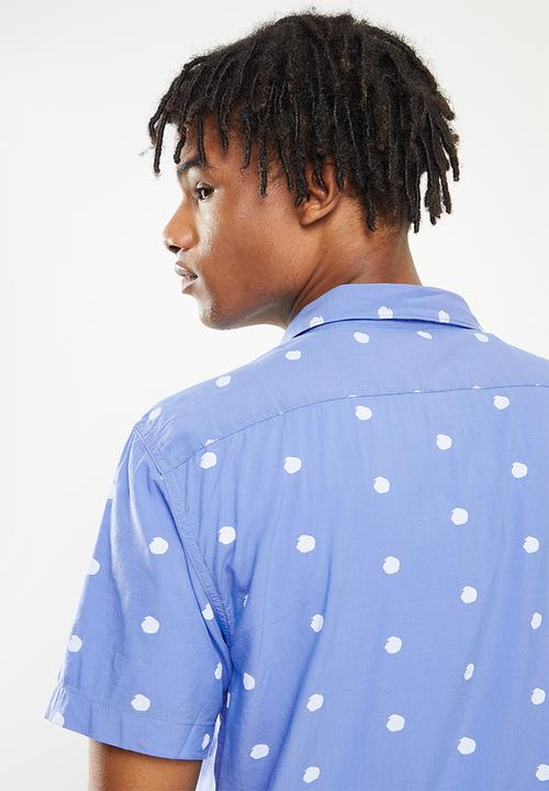 Levi’s® - Short sleeve classic camper stamp dot ultramarine - blue
