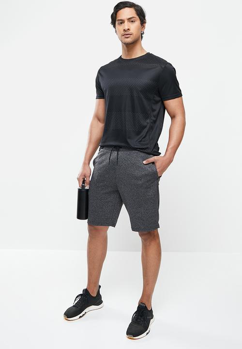 Giordano - Cotton drawstring short - dark grey