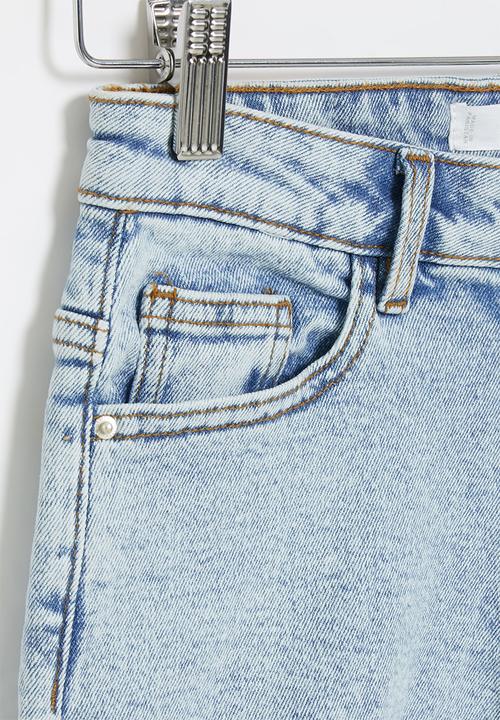 MANGO - Shorts emma - light blue