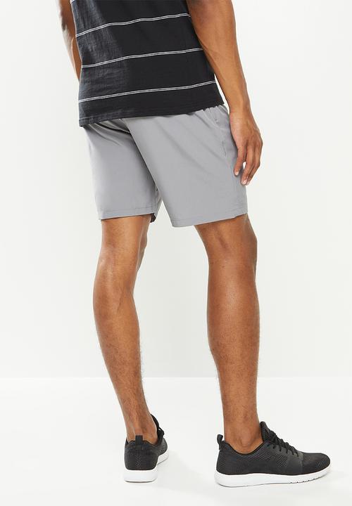 basicthread - Elastic waistband plain shorts - grey
