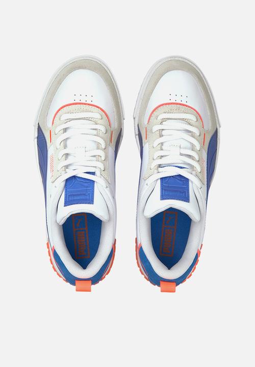 PUMA - Cali sport pop - white-bluemazing-lava blast