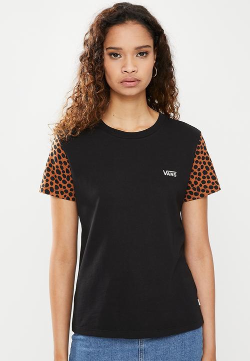 Vans - Wild colorblock - black/animal print