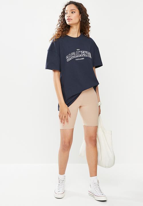 Factorie - Original relaxed graphic tee - navy