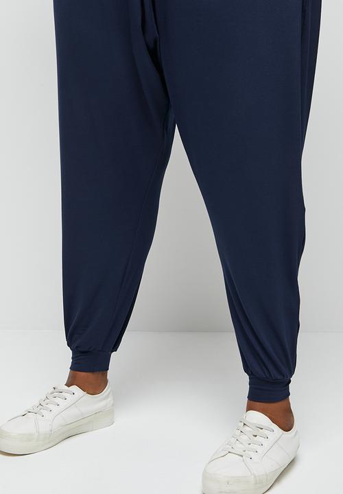 edit Plus - Drop crotch harem - navy