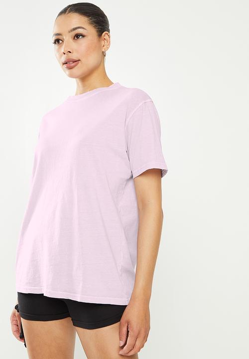 Missguided - Wash basic T-shirt - lilac