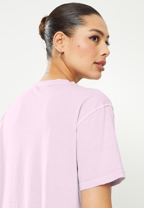 Missguided - Wash basic T-shirt - lilac