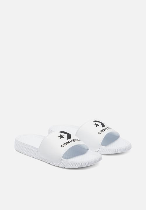 Converse - All star slide - white & black 