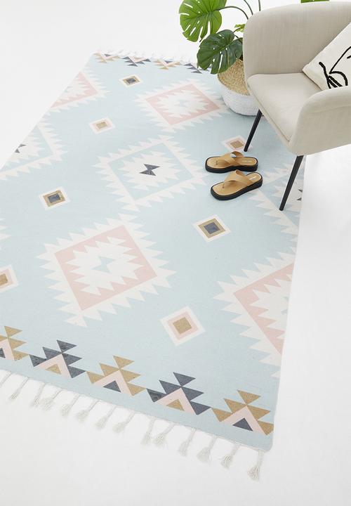 Sixth Floor - Ava printed geo rug - multi