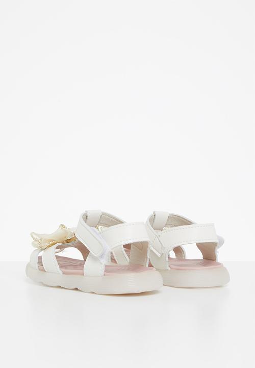 Pop Candy - Girls bow sandal - cream