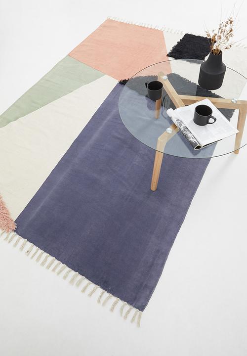 Sixth Floor - Rays overtufted cotton rug - multi