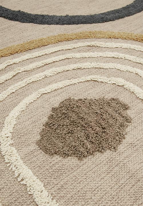 Sixth Floor - Trails overtufted cotton rug - multi
