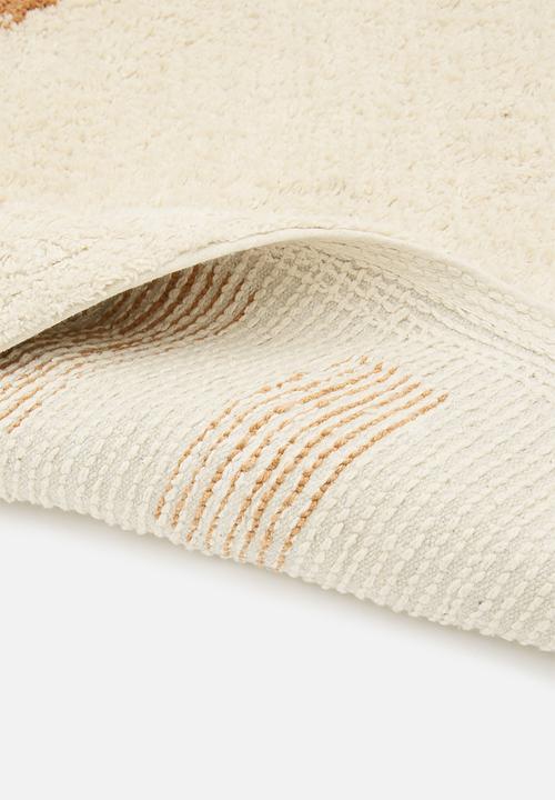 Sixth Floor - Shapes tufted rug - rust