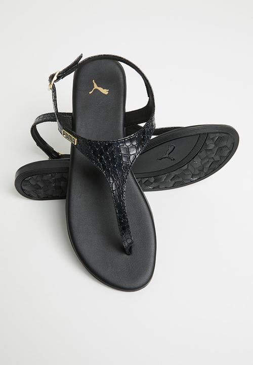 PUMA - Stylecat sleek snake wns - puma black-gold