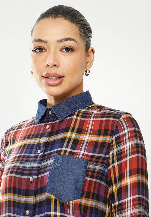POLO - Rose check shirt - multi 
