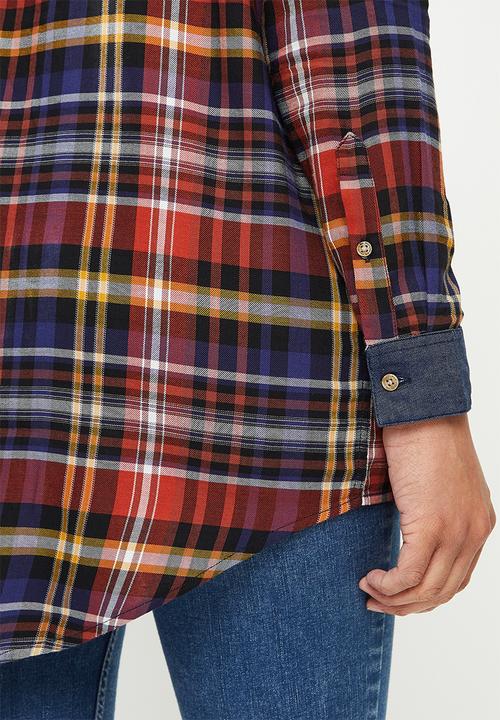 POLO - Rose check shirt - multi 
