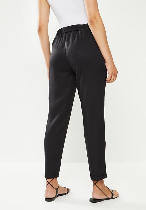 POLO - Erica tencel pant - black