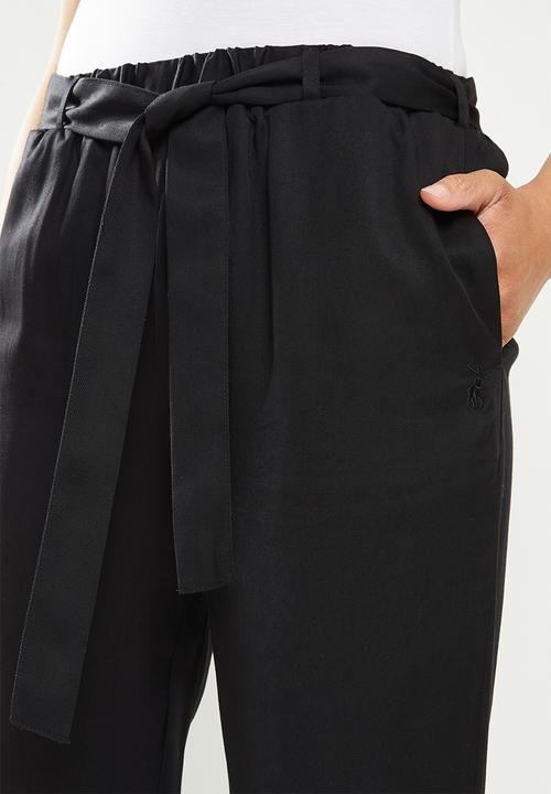 POLO - Erica tencel pant - black