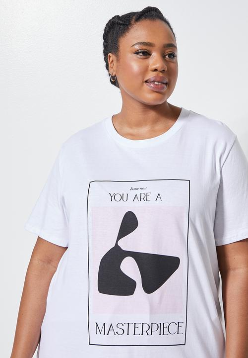 Superbalist - Masterpiece graphic tee - white