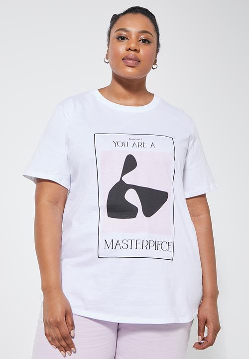 Superbalist - Masterpiece graphic tee - white