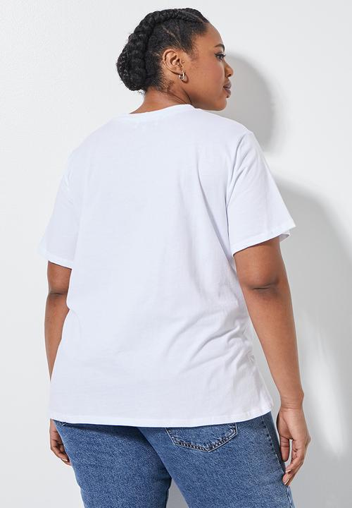 Superbalist - Floral street style tee - white