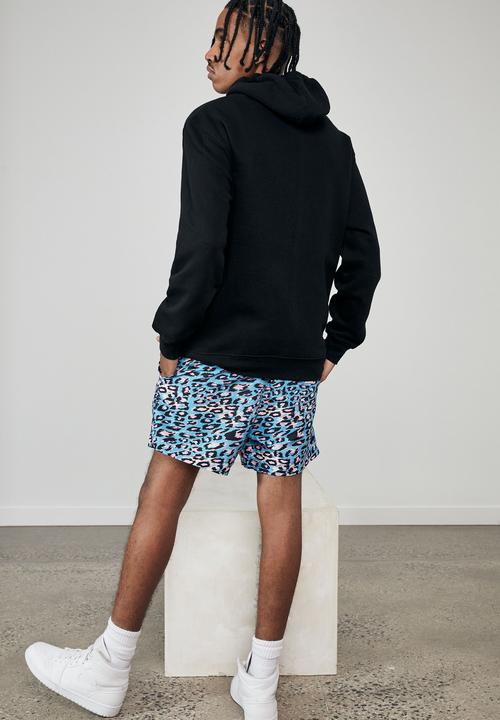 Factorie - Resort short - blue electric cheetah
