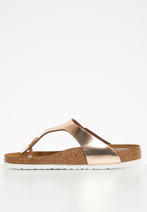 Birkenstock - Gizeh bs leather regular - metallic copper