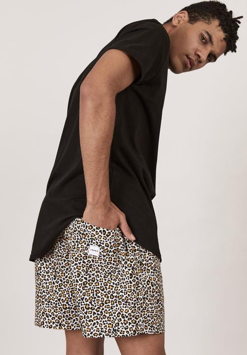 Factorie - Resort short - cheetah pop