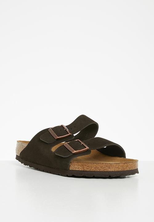 Birkenstock - Arizona suede soft footbed - mocca