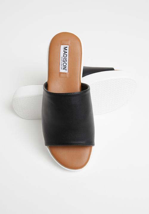 Madison® - Erin flatform slide - black