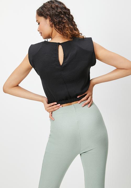 Blake - Muscle top - black 