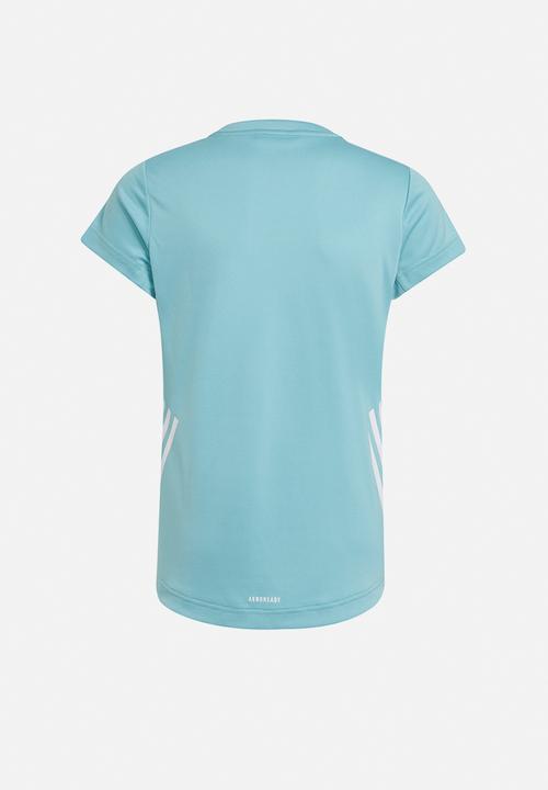 adidas Performance - G a.r. 3s tee - mint ton & white