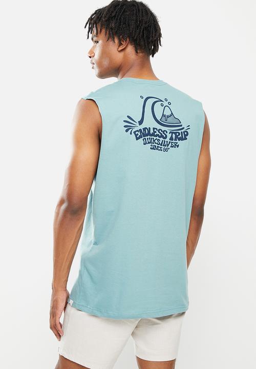 Quiksilver - Dusty trip muscle - light blue 