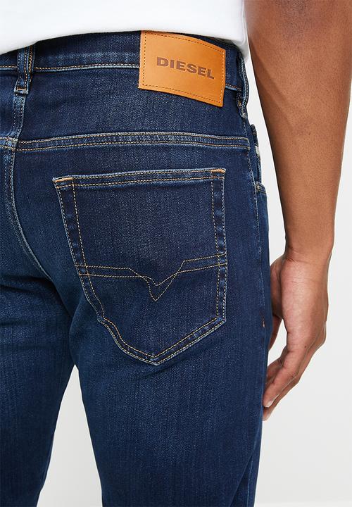 Diesel  - Yennox tapered longer length jeans - blue