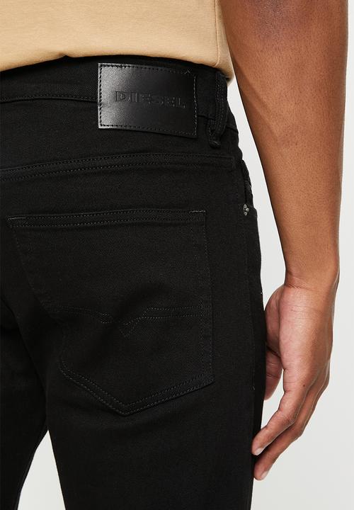 Diesel  - D-luster slim fit longer length jeans - black