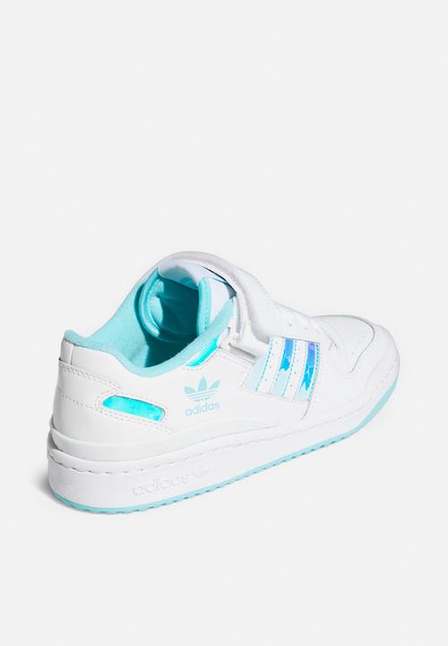 adidas Originals - Forum j iridescent - white/pulse aqua